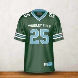 CHICAGO CUBS 8/19 Wrigley Field Football Jersey XL